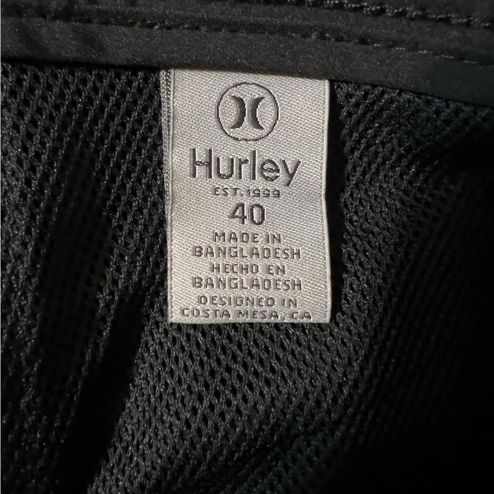 Hurley Black Hybrid Walk Short Quick Dry Size 40
